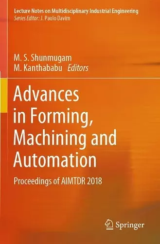 Advances in Forming, Machining and Automation cover