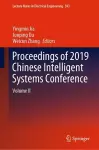Proceedings of 2019 Chinese Intelligent Systems Conference cover