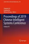 Proceedings of 2019 Chinese Intelligent Systems Conference cover