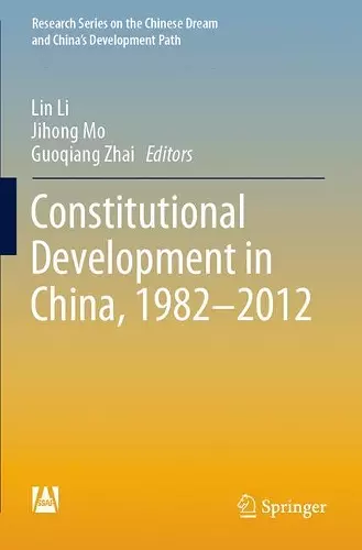 Constitutional Development in China, 1982-2012 cover