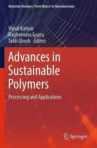 Advances in Sustainable Polymers cover