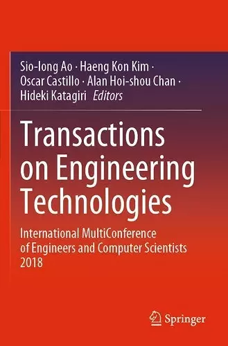 Transactions on Engineering Technologies cover