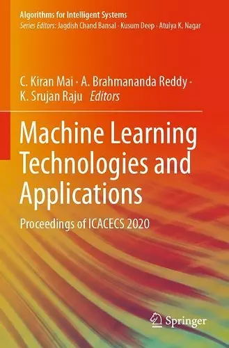 Machine Learning Technologies and Applications cover