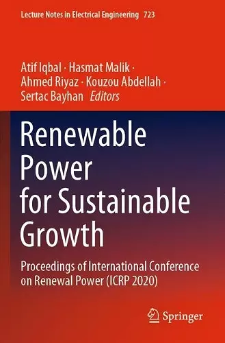 Renewable Power for Sustainable Growth cover