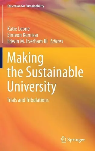 Making the Sustainable University cover