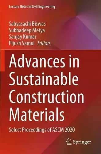 Advances in Sustainable Construction Materials cover