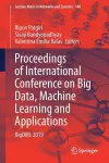 Proceedings of International Conference on Big Data, Machine Learning and Applications cover
