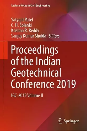 Proceedings of the Indian Geotechnical Conference 2019 cover