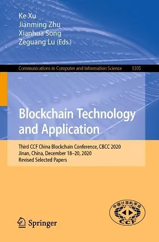 Blockchain Technology and Application cover