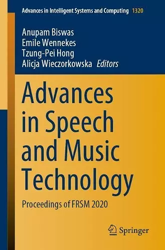 Advances in Speech and Music Technology cover