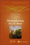 Remembering Sir J C Bose cover