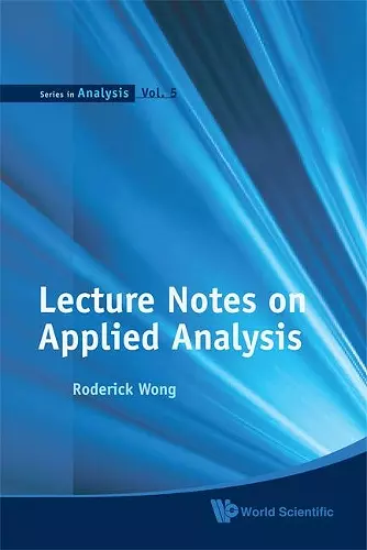 Lecture Notes On Applied Analysis cover