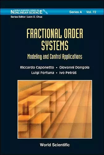 Fractional Order Systems: Modeling And Control Applications cover