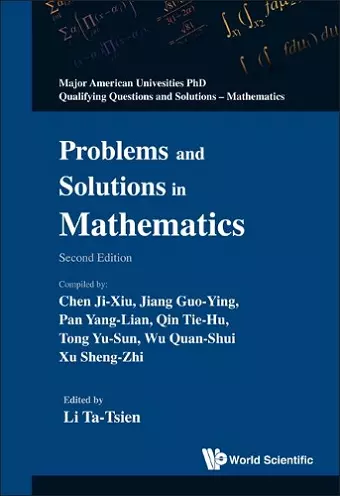 Problems And Solutions In Mathematics (2nd Edition) cover