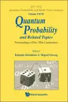 Quantum Probability And Related Topics - Proceedings Of The 30th Conference cover