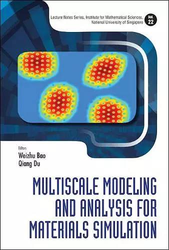 Multiscale Modeling And Analysis For Materials Simulation cover