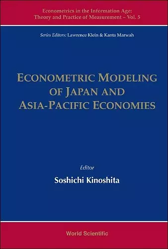 Econometric Modeling Of Japan And Asia-pacific Economies cover