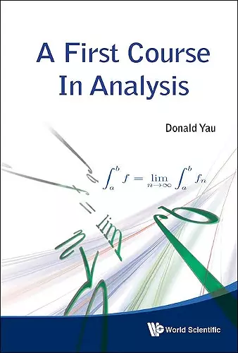 First Course In Analysis, A cover