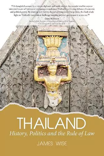 Thailand:  History, Politics and the Rule of Law cover