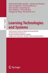 Learning Technologies and Systems cover