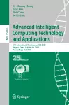 Advanced Intelligent Computing Technology and Applications cover