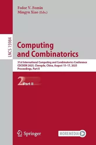 Computing and Combinatorics cover