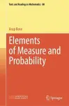 Elements of Measure and Probability cover