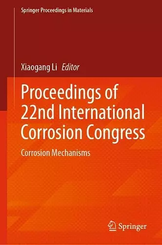 Proceedings of 22nd International Corrosion Congress cover