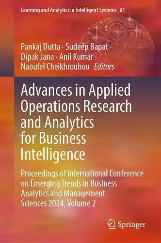 Advances in Applied Operations Research and Analytics for Business Intelligence cover