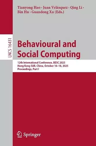 Behavioural and Social Computing cover