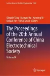 The Proceedings of the 20th Annual Conference of China Electrotechnical Society cover