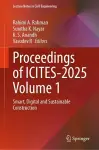 Proceedings of ICITES-2025 Volume 1 cover