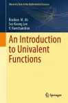 An Introduction to Univalent Functions cover