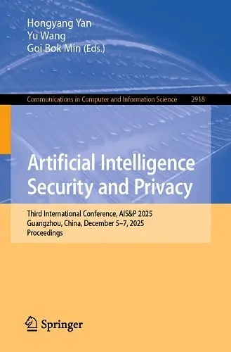 Artificial Intelligence Security and Privacy cover