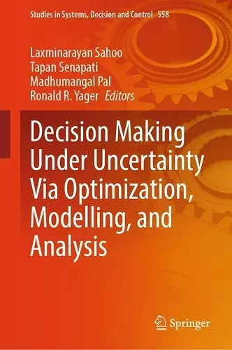 Decision Making Under Uncertainty Via Optimization, Modelling, and Analysis cover
