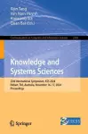 Knowledge and Systems Sciences cover