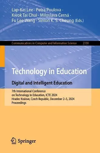Technology in Education. Digital and Intelligent Education cover