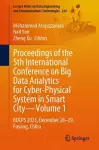 Proceedings of the 5th International Conference on Big Data Analytics for Cyber-Physical System in Smart City—Volume 1 cover
