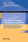 Clean Energy Technology and Energy Storage Systems cover