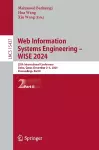 Web Information Systems Engineering – WISE 2024 cover