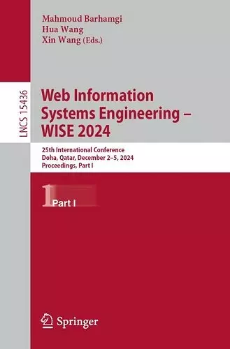 Web Information Systems Engineering – WISE 2024 cover