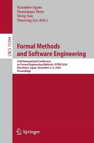Formal Methods and Software Engineering cover