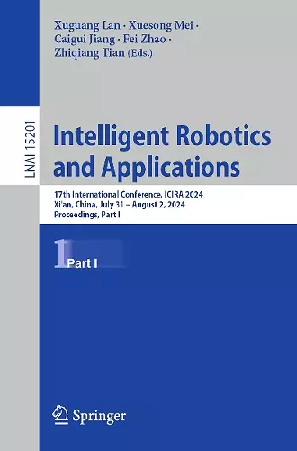 Intelligent Robotics and Applications cover