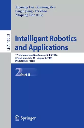 Intelligent Robotics and Applications cover