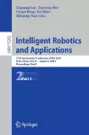 Intelligent Robotics and Applications cover