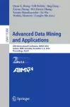 Advanced Data Mining and Applications cover