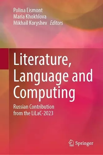 Literature, Language and Computing cover