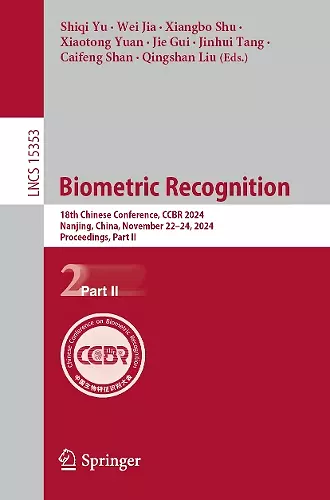 Biometric Recognition cover