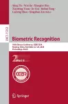 Biometric Recognition cover
