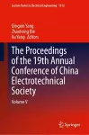 The Proceedings of the 19th Annual Conference of China Electrotechnical Society cover